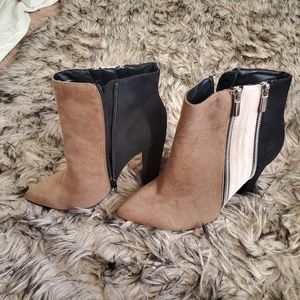 Color block boots